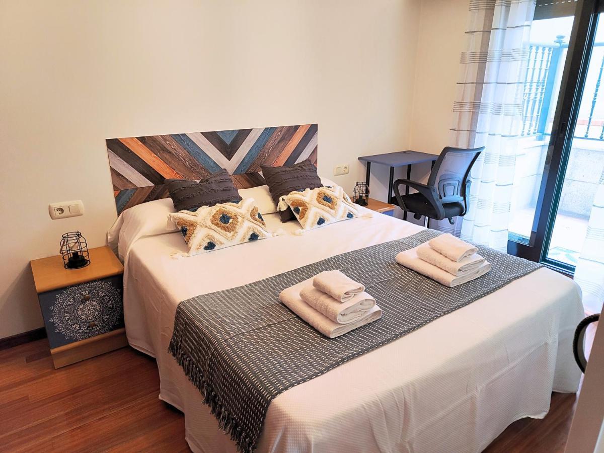 Bonito Apto Petfriendly Con Gran Terraza Y Parking Ideal Para Teletrabajar Vigo Esterno foto
